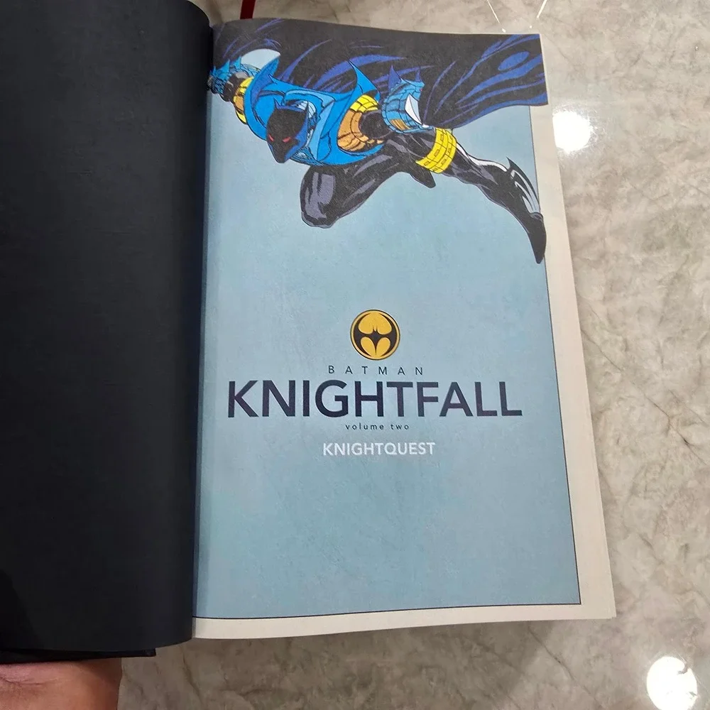 DC Comics Batman Knightfall Custom Bound Vol 1 2 Hardcover Set. One of a kind